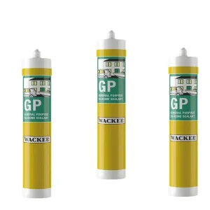 Sinolink Gap Filler Caulking Waterproof Slikon Silicona Transparent Silicone Glue For Glass GP Clear Adhesives & Sealants