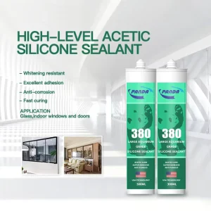 Small Size Black Silicone Sealant Transparent Glue With Metal Sealant Glass Roof Silicone Sealant