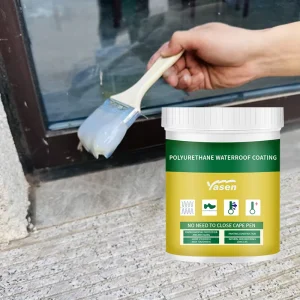 Smooth Matte Surface Transparent Waterproof Adhesive Coating Leak Proof Roof and Exterior Wall Material