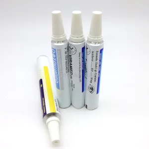 Soft Empty Custom Screen Printing Aluminium Ointment Gel Tube Container