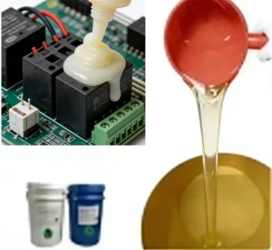 Soft High-Hardness Silicone Electronic Potting Adhesive Insulating Waterproof Sealant for PCB Potting and Sealing