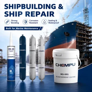 Solvent-Free MS Polymer Sealant for Building Joints, Dustproof, Low Odor