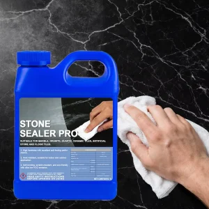 Stone Sealer Surface Protector for Marble Granite Quartz and Tiles with Stain Resistance and Gloss