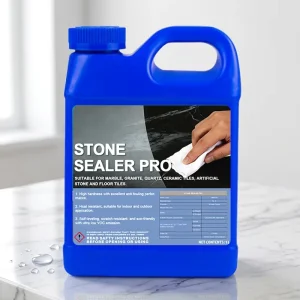 Stone Sealer Surface Protector for Marble Granite Quartz and Tiles with Stain Resistance and Gloss