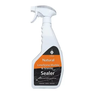 Stone Sealer for Marble, Granite, Limestone, Quartz, and Slate, Grout Cleaner and Polish Spray