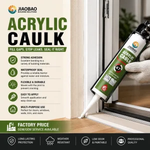 Strong-Adhesion Construction Acrylic Sealant for Building Wall Joints and Gaps