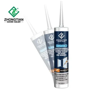 Strong Weather Silicone Sealant Waterproof White Glue Anti Corrosion Fast Curing Crack Seal Glass Adhesive Applications