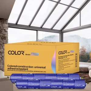 Structural Neutral Silicone Sealant, 100% Silicone, Weatherproof, 500 ml, 15-Minute Curing