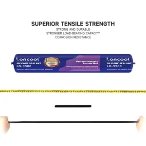 Structural Silicone Sealant High-Strength Adhesive 600ml for Curtain Wall Glass Bonding Window Frames and Woodworking