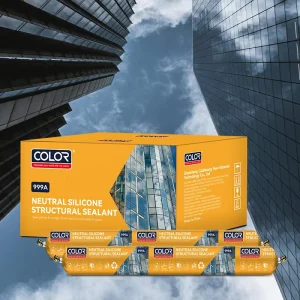 Structural Silicone Sealant High Strength Neutral Curing Weatherproof Customized Color for Curtain Wall
