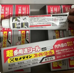 Super Seal SX 001 White 135ml Multi Purpose One Component Modified Silicone Sealant Waterproof Anti Mold Adhesive