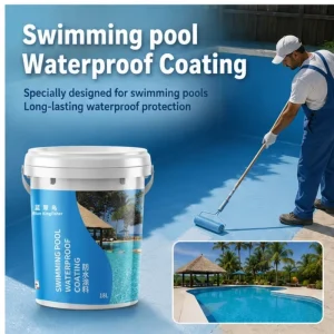 Superior Waterproofing Barrier Slurry for Permanent Leak Prevention Concrete Swimming Pool Waterproof Coating 25kg