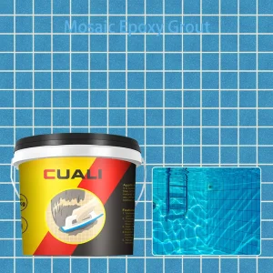Swimming Pool Mosaic Tile Grout, Custom Colors, Sandy White Epoxy Joint Filling Grout
