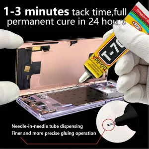 T7000 Black Glue for Phone Screen Middle Frame and Back Cover