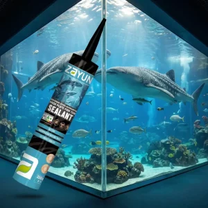 Temperature-Resistant Moisture-Proof Silicone Sealant for Commercial Aquariums, Fish Tanks and Water Features