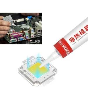 Thermal Conductive Single-Component Electronic Silicone Adhesive for Radiator Cooling, ROHS Certified, 76g Tube