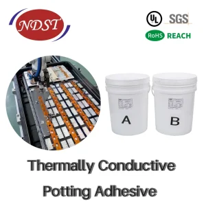 Thermally Conductive Flame Retardant Two Component Silicone Adhesive Sealant for Sealed Electronics