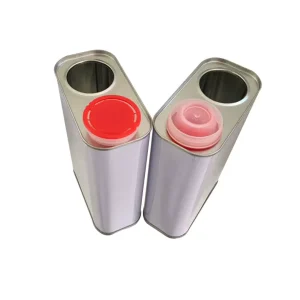 Tinplate White Aerosol Oil Canister with 2L Capacity for Chemical Use Storage Packaging