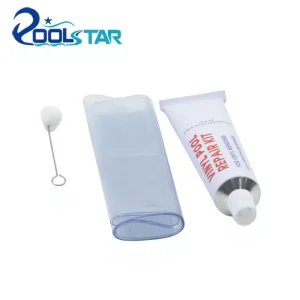 Transparent 60 ml PVC Pool Repair Kit with Glue Adhesive for Inflatable Pools and Boats