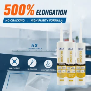 Transparent Acetate Silicone Sealant Suitable for Building Use Fast Curing Weather Proof Suitable for Aquarium tank