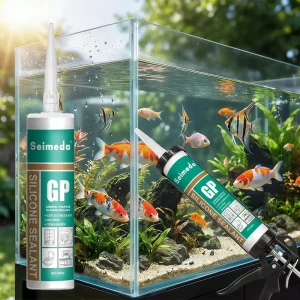 Transparent Acidic Mildew-Resistant Waterproof Aquarium Silicone Sealant for Glass Sealing