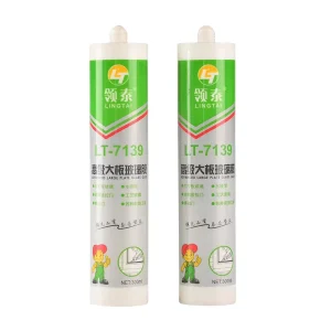 Transparent Acidic Silicone Sealant for Glass Sliding Doors, Aquariums, Craft, and Woodworking