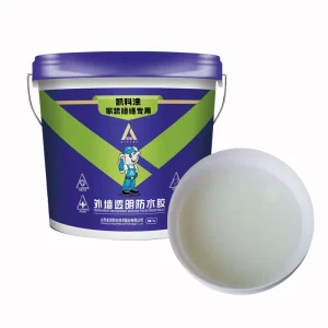 Transparent Acrylic Waterproof Coating 35oz Invisible Indoor Outdoor Water-Based Clear Sealant for Roofs and Walls