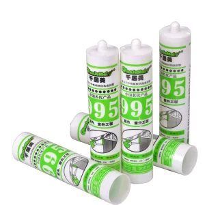 Transparent Anti-Mildew and Anti-Fungus Silicone Sealant for Bathrooms