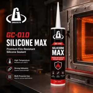 Transparent Fire-Resistant Silicone Sealant for Construction and Woodworking