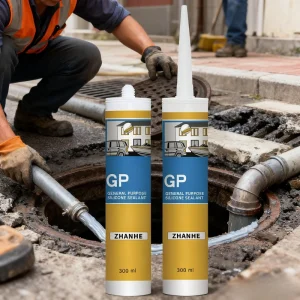 Transparent GP Acid Silicone Sealant for Roof, Wall, and Tile Leak Repair