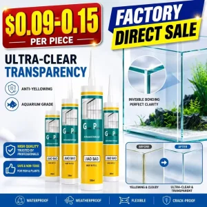 Transparent GP Waterproof Acetate Silicone Sealant Fast-Curing Adhesive