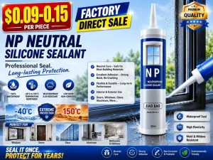 Transparent GP Waterproof Silicone Sealant Fast-Curing Adhesive