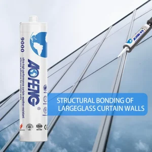 Transparent Neutral Silicone Sealant Fast-Drying Non-Toxic Weatherproof for Construction and Packing