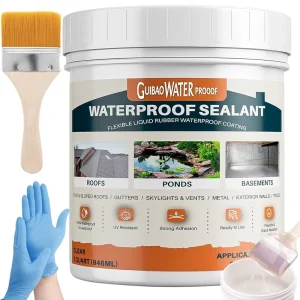 Transparent Polyurethane Waterproof Coating Waterproof Agent for Roof Wall and Window Repair