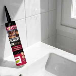 Transparent Silicone Sealant, Mildew-Proof and Weather-Resistant, for Window and Door Filling