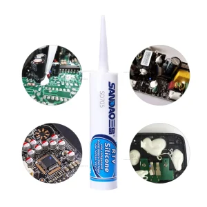 Transparent Silicone Sealant for Sealing Electronic Devices, Components, and PCBs