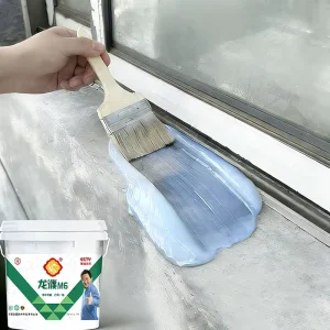 Transparent UV-Resistant Acrylic Waterproof Coating and Sealant for Bathroom Roof and Exterior Wall Leak Repair No Demolition