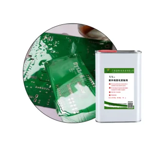 Transparent UV and Moisture Dual Cure Adhesive for Glass Metal and Plastic Bonding