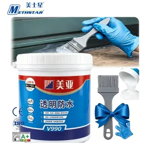 Transparent Waterproof Acrylic Acid Glue for Roof Wall Tile Invisible Waterproof Coating Sealant