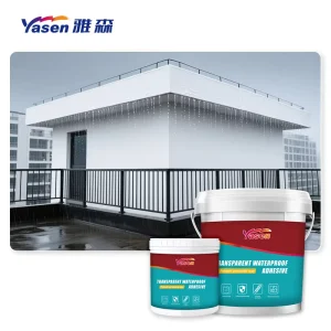 Transparent Waterproof Adhesive Coating for Exterior Walls Window Sills and Roof Crack Repair