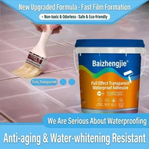 Transparent Waterproof Coating, Liquid Rubber Sealant for Roof Tiles and Concrete Walls