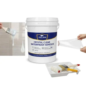 Transparent Waterproof Coating and Anti-Leak Sealant for Roofs and Bathrooms Crack Repair