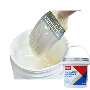 Transparent Waterproof Coating and Roof Floor Sealant for Exterior Walls