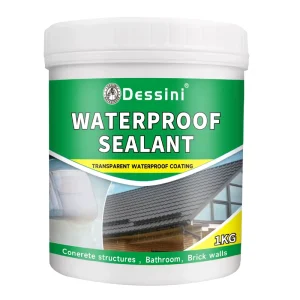 Transparent Waterproof Glue Coating Sealant for Exterior Walls Floors Bathrooms Toilets and Tiles