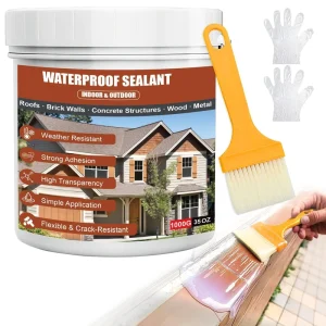 Transparent Waterproof Sealant Coating for Exterior Walls Bathrooms and Roof Leak Repair Crack Filling Waterproof Glue