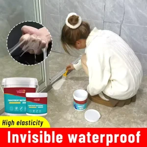 Transparent Waterproof Sealant Liquid Exterior Wall and Roof Coating for Cracks Water Seepage and Bathroom Waterproofing