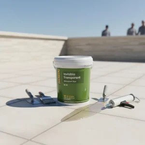 Transparent Weatherproof Silicone Acrylic Sealant For Roof Wall And Tile Surfaces Water Based Clear Film