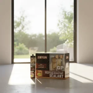 Transparent Weatherproof Silicone Glass Sealant, Quick-Dry Construction Adhesive