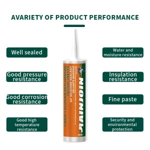 Two-Component General-Purpose RTV Silicone Sealant for Glass, Woodworking, Packing, and Waterproof Bonding
