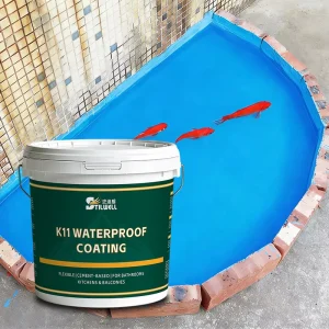Two Component K11 Acrylic Liquid Coating Slurry with High Penetration for Pool and Boat Waterproofing